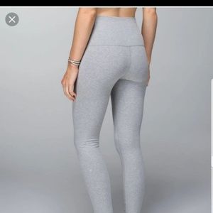 Wunder under cotton roll down medium heather grey